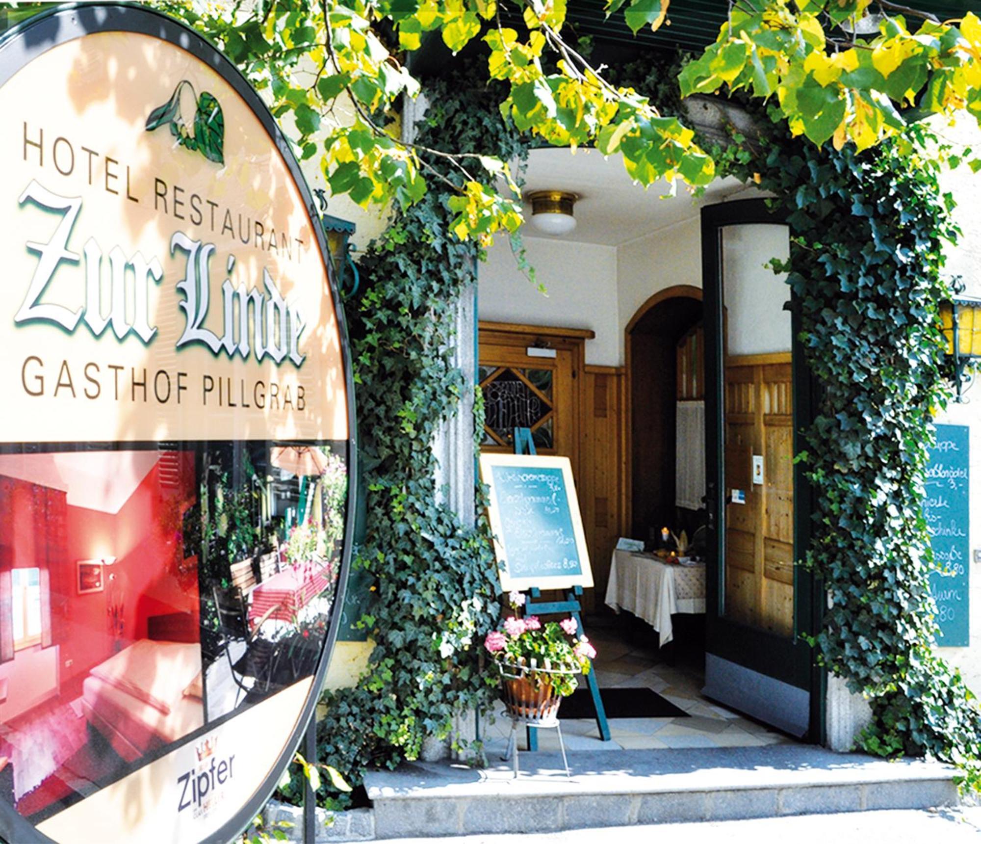 Gasthof Pillgrab Zur Linde Sankt Valentin Exterior foto